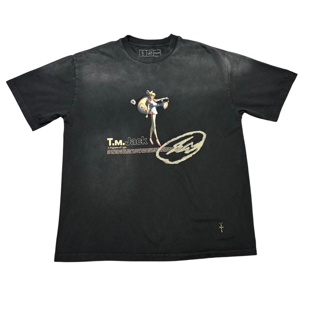Travis Scott Cactus Jack Fragment  Takashi Murakami Tokyo Jack Shirt Men's XL